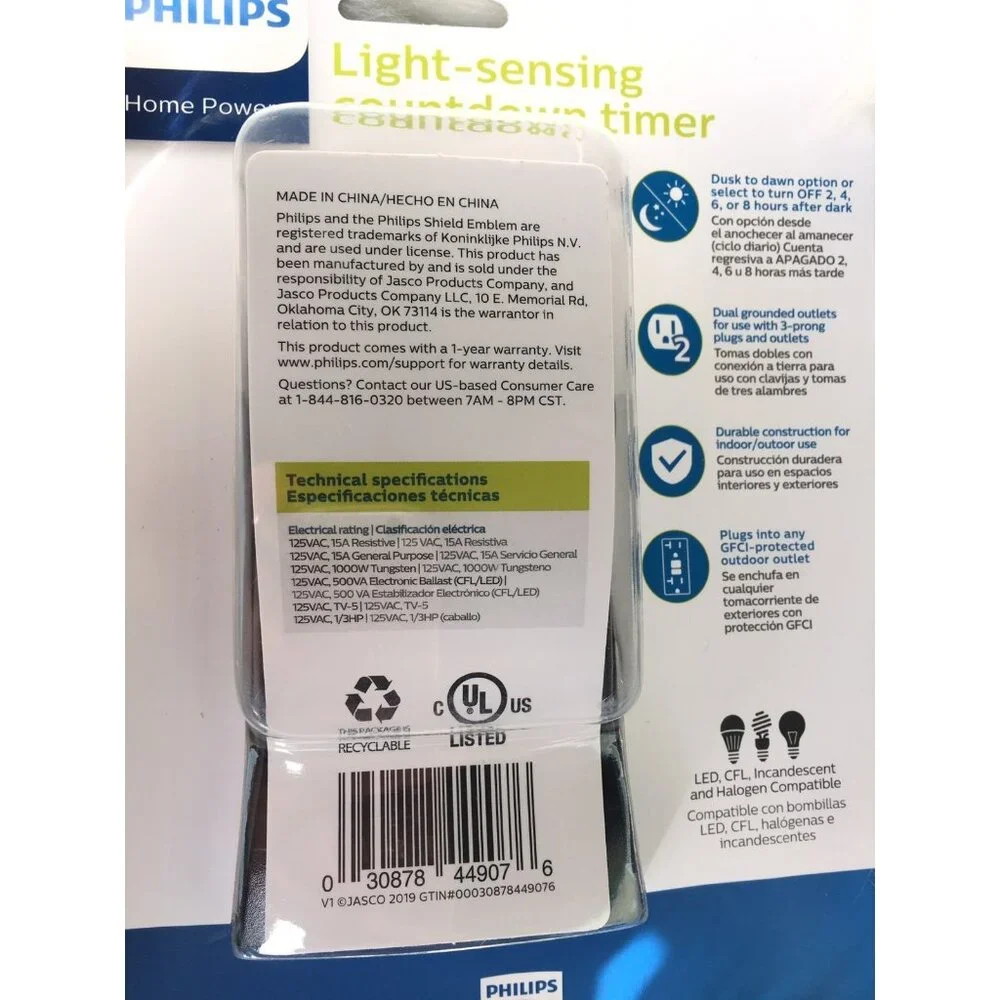 Phillips Light Sensing Countdown timer - Picture 3 of 4
